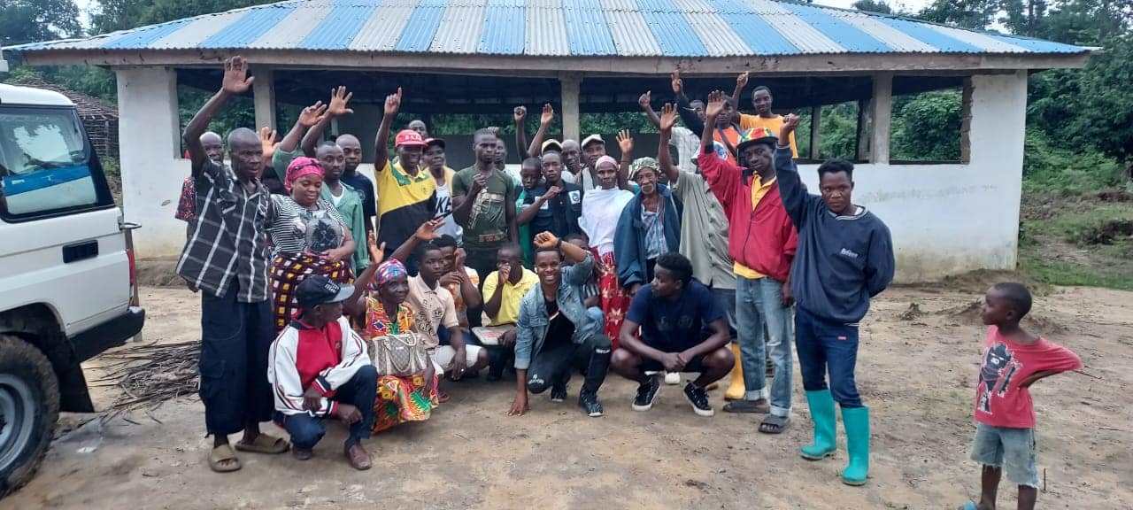 Participants at and Boundary Dispute Resolution Meeting in Sayhyah Town-Gbarsaw Clan