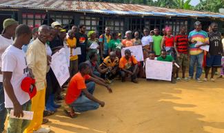 Participants of Tartweh-Dropoh Community in Sinoe 