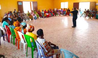 Participants at the Celebration Ceremony in Tubmanburg, Bomi County